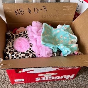 📦 Baby girl clothes mystery box! 📦